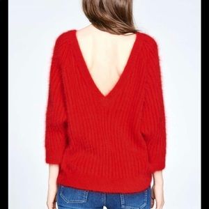 Ba&sh red pullover size 1 (US 4)